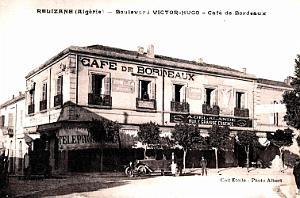 RELIZANE - BOULEVARD VICTOR-HUGO - CAFE DE BORDEAUX 